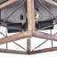Plafonnier encastré industriel 4 lumières 4 lumières
