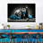 " Wine And Grapes Blue Pop " Print-1114133465