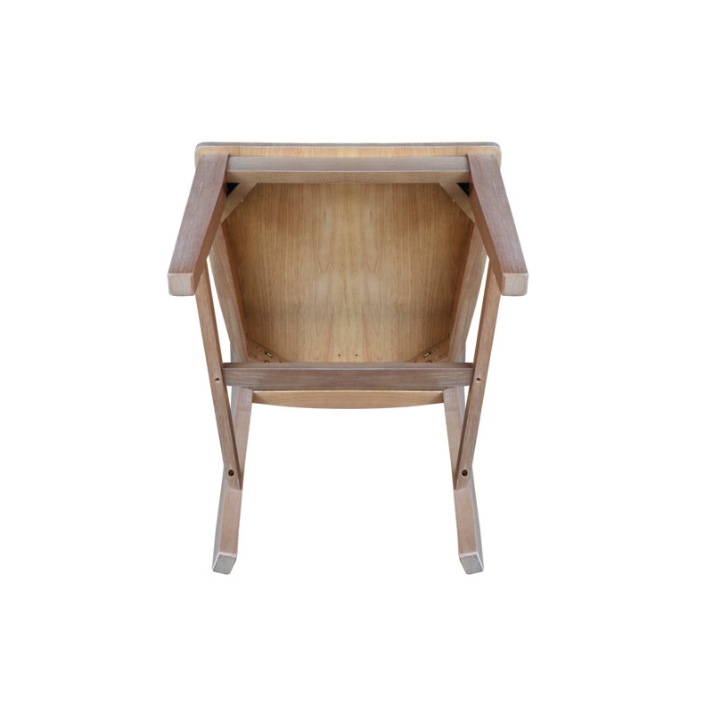 Chaise en bois massif Audrey, Unfinished