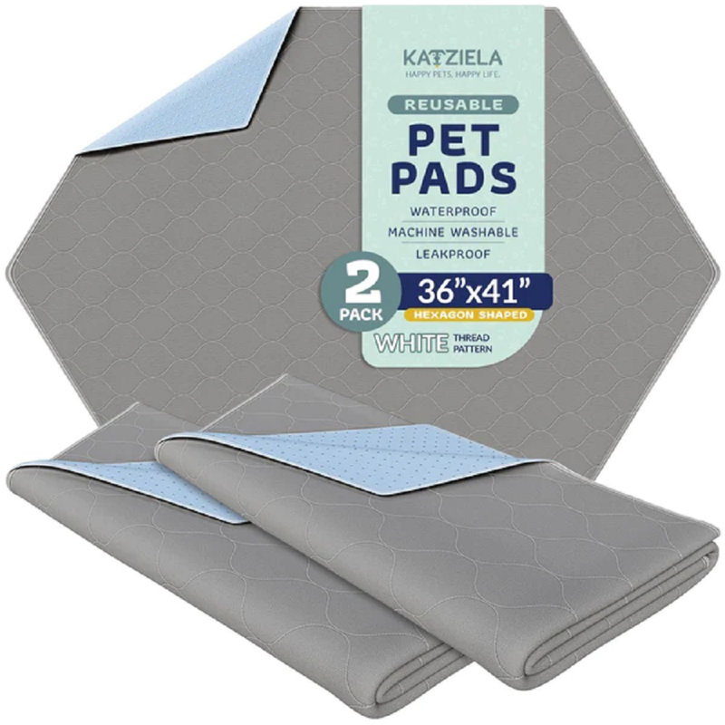 Surmatelas réutilisable Elenie Katziela, L 31 po x P 36 po x H 1 po, Blanc