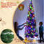 8.01' H Lighted Artificial Christmas Tree