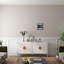 Table de chevet Cay en blanc