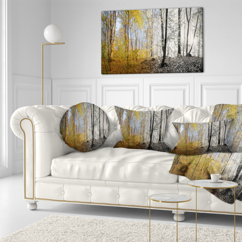 Coussin lombaire paysage