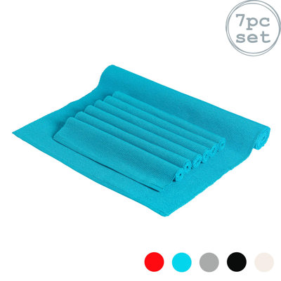 Nicola Spring - Ribbed Cotton Placemats with Table Runner
