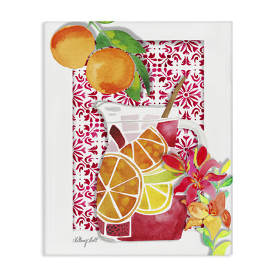 Toile méditerranéenne de sangria, conception de Hillary Holt