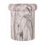 Table d'appoint sculpturale en simili marbre et travertin de 18,11 po de hauteur EOS de Eos-125959549