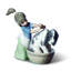 Bashful Bather Dog Figurine