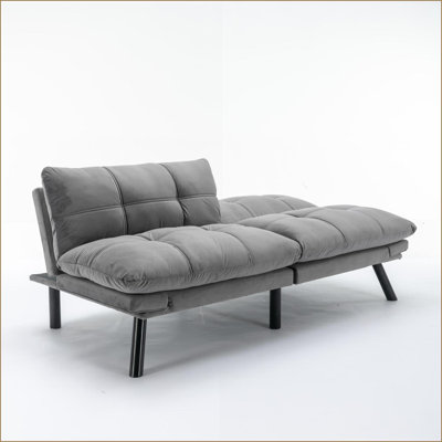 Canapé-lit convertible 2 places pour petits appartements Sofas | Gris clair | Rembourré
