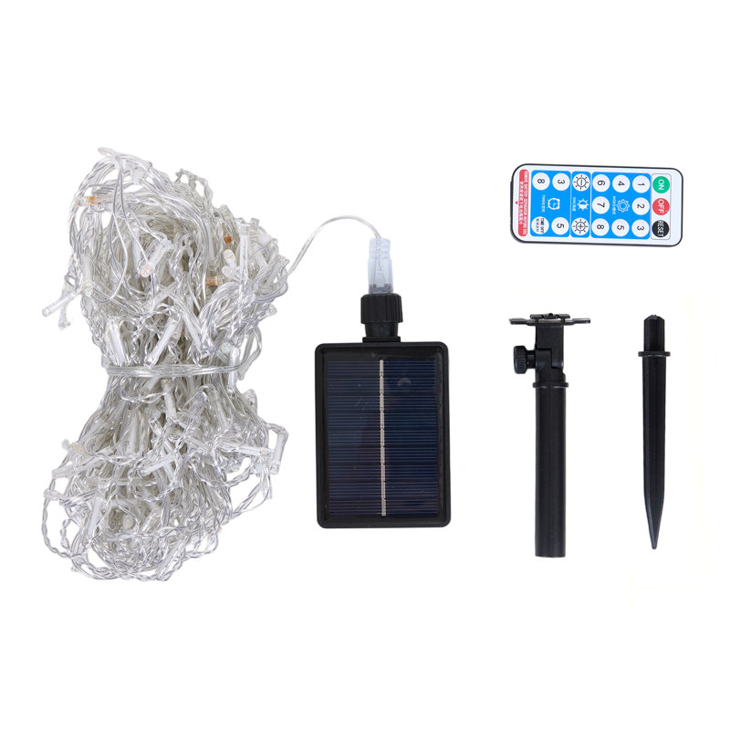 LED Solar Powered Cord String Light, 1200 Lamps - 30 Metre Long