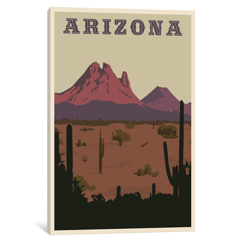 Arizona - Print on Canvas, 101.6 cm H x 66.04 cm W x 1.91 cm D, No Frame