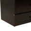 Grand lit escamotable, armoire en bois de pin avec décoration en rotin et tiroir de rangement-457093660