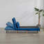 Chaise convertible en velours pliable-115641778