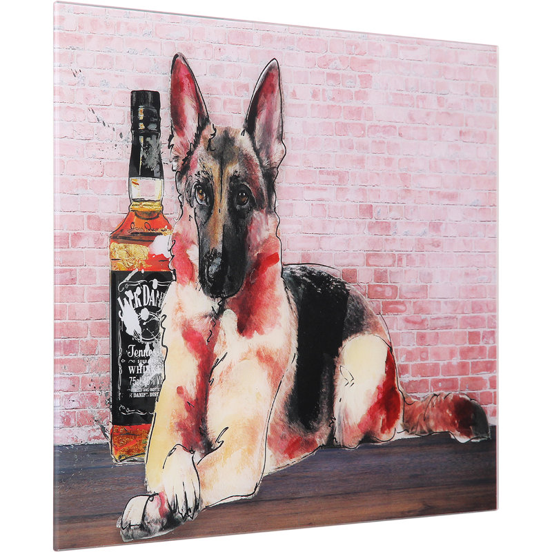 « german jack », impression sur verre