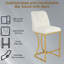 Tabouret de comptoir rembourré en similicuir-1444999446
