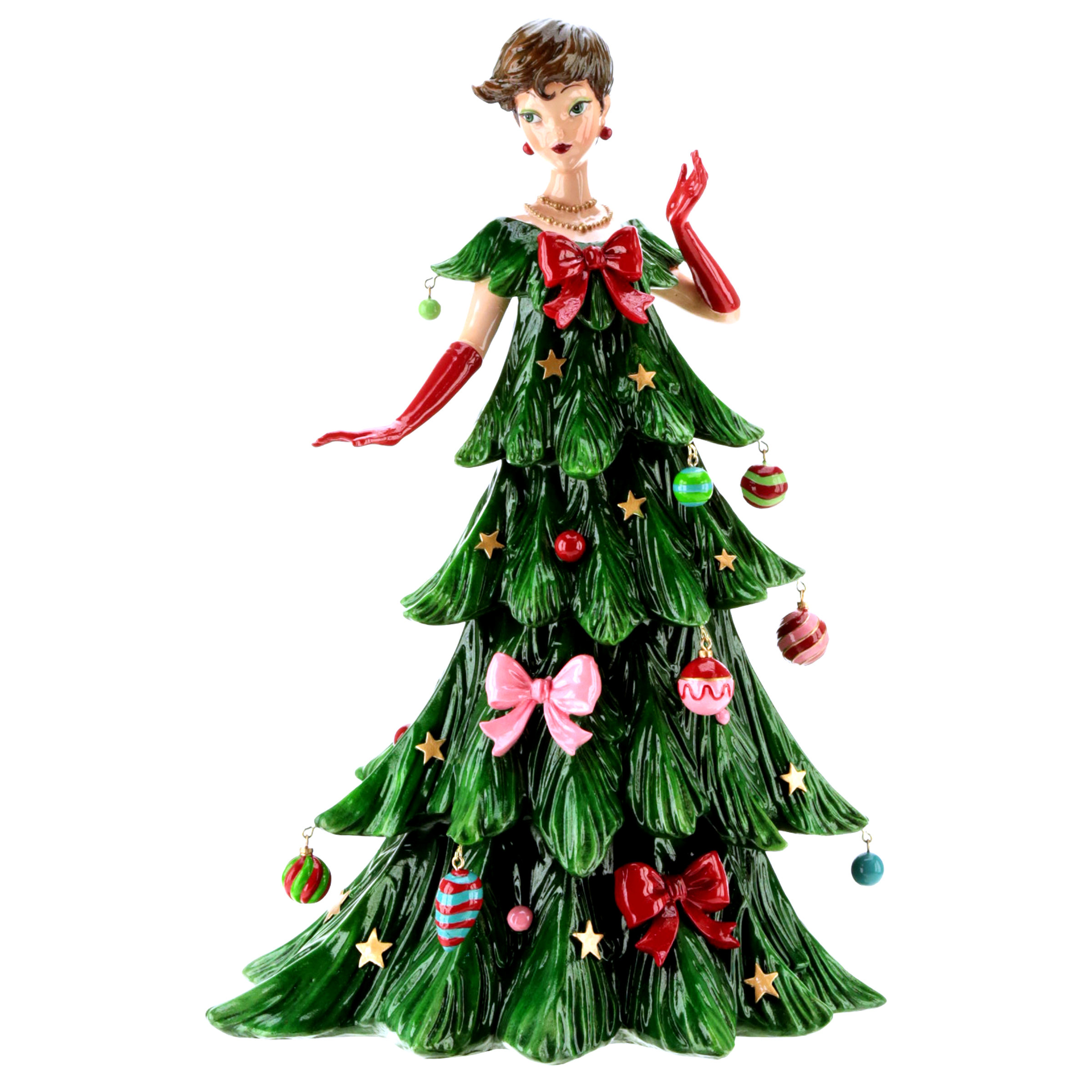 Mark Roberts Christmas Tree Fashion Lady - 16.5 Inches | Wayfair