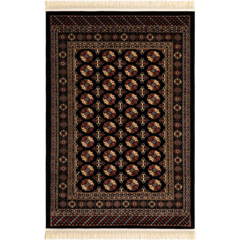  Balikh Tekke Rug, Rectangle 4'1" x 6'1"