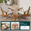 Table basse Verana (partie 2 de 2) - Collection extérieure en bois d'acacia avec protection UV et matériaux résistants aux intempéries