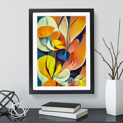 XC1022-1794X Delicate Abstract Flowers No.4 - Wrapped Canvas Print