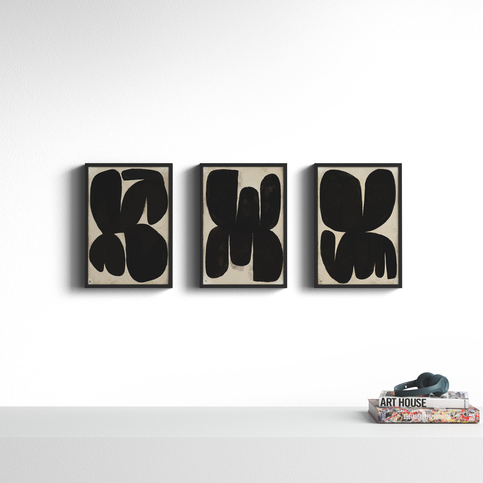 Night Butterfly by StudioM, Black, 20" H x 14" W x 1.25" D