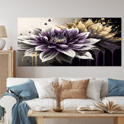 «Dahlia Flower II», reproduction sur toile