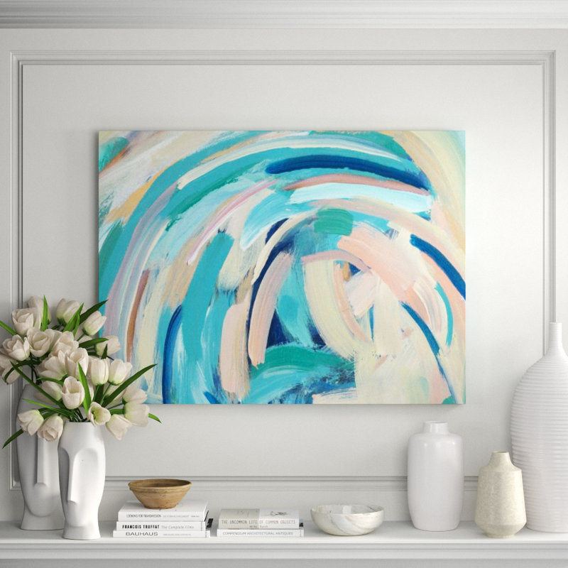 Paint Fingers II Print by Emma McCartney, 36" H x 48" W x 1.5" D