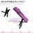 Outdoor Breathable Mesh Bungee Seat Chaise Lounge With 4 - Position Reclining Purple For Yard Foldable Beach Chair Reclining, And Color Relaxing In Sun