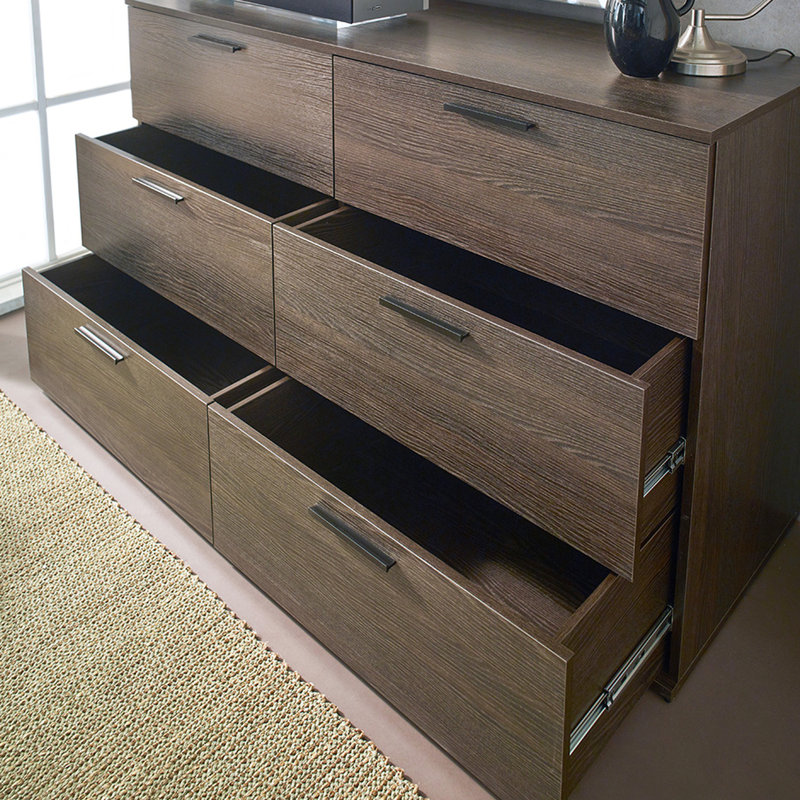 Commode à tiroirs très profonds: Rangement élégant par l'extérieur