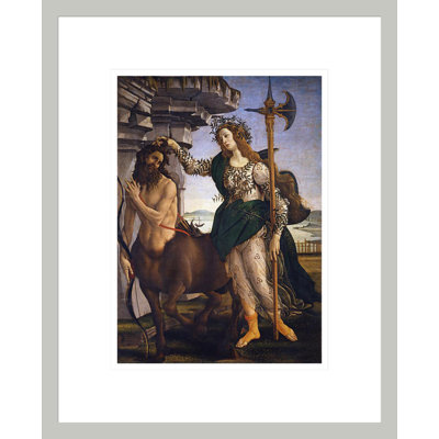 «Pallas and the Centaur» par Sandro Botticelli, impression giclée sur cadre