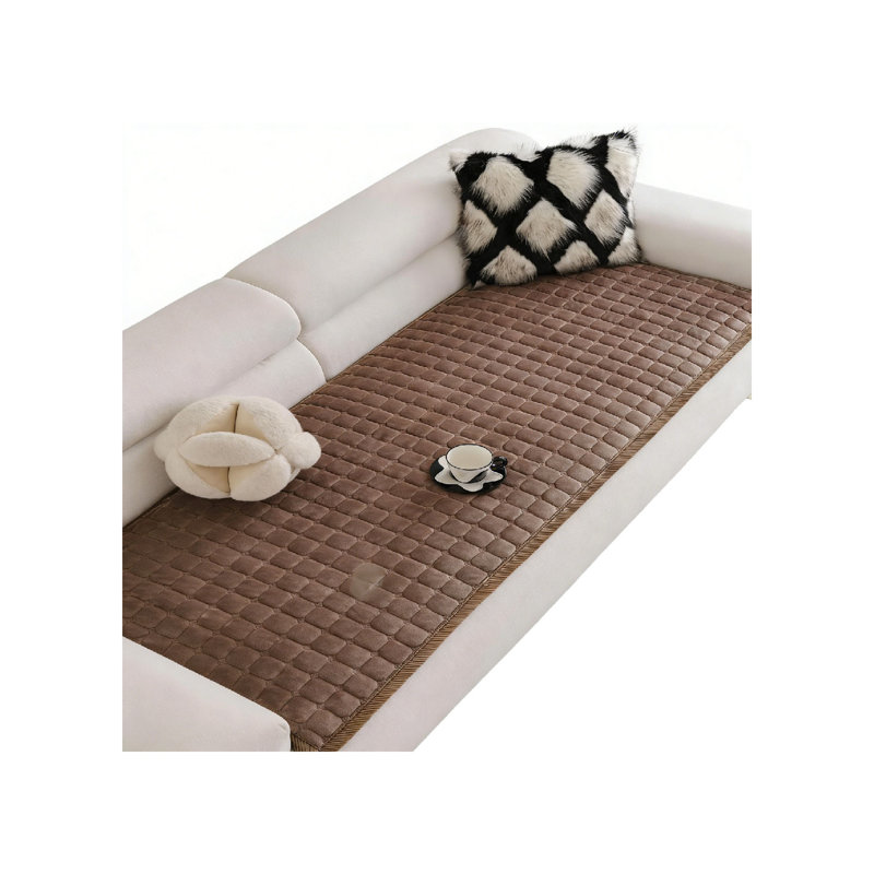 Fabric Box Cushion Sofa Slipcover