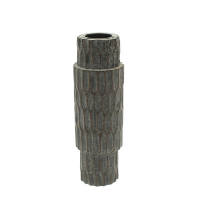 Porte-bougie en bois Elegent 4x12 "