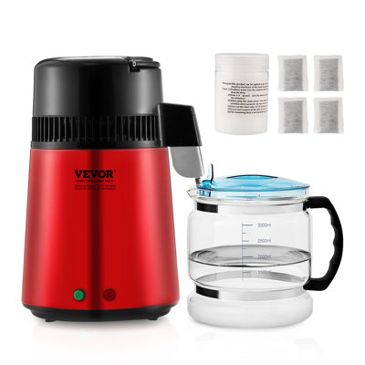 Water Distiller, 4L 1.05 Gallon Pure Water Purifier Filter For Home Countertop,