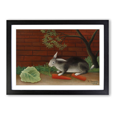 The Rabbit's Meal by Henri Rousseau - Picture Frame Painting