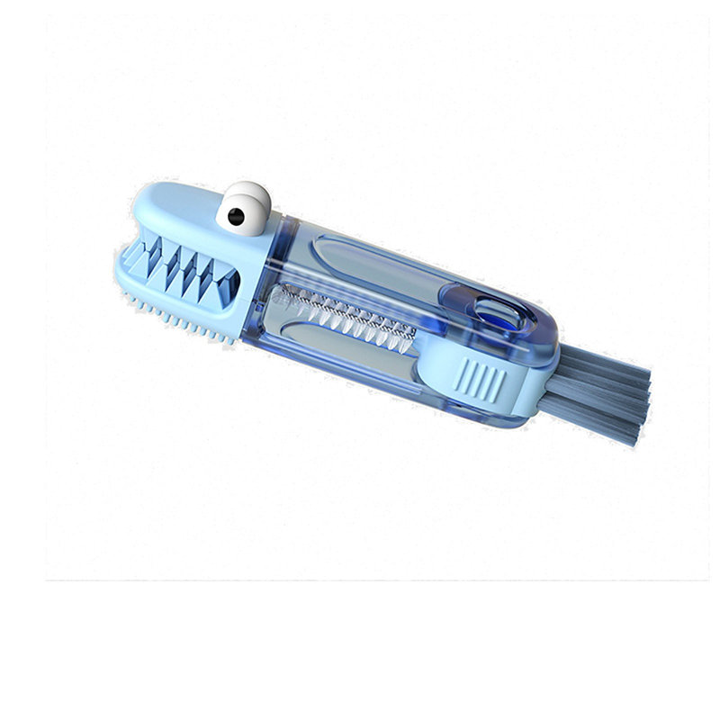 Petite bouteille d'eau 3-en-1 brosse à couvercles multi-fonctionnels