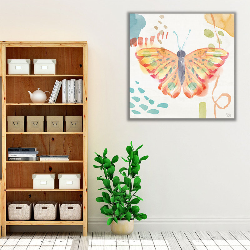 «Winged Whisper V», reproduction d'art sur toile, H 12 po x l 12 po