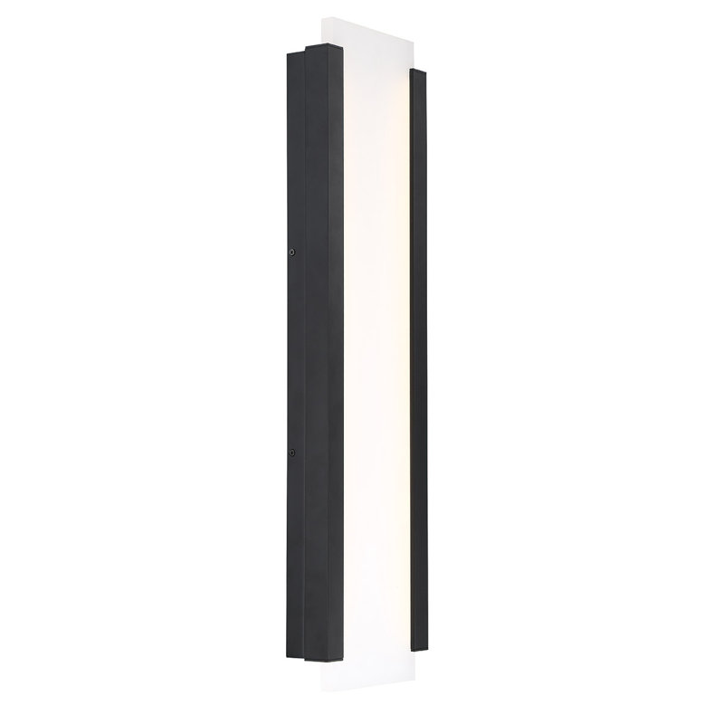 Fiction Dimmable LED Outdoor Wall Sconce, 26" x 2.38" W x 7" D