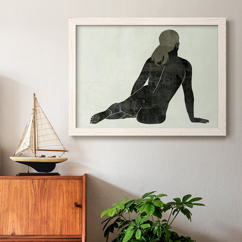 Folded figure I-2778961, reproduction d'art sur toile, Blanc, H 22 po x l 32 po x P 1,5 po