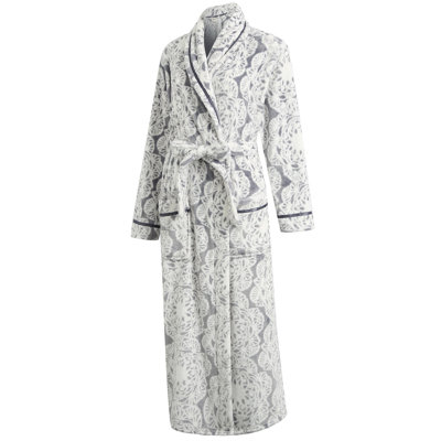 Ravenel Fleece Girl / Woman+ Mid-Calf Bathrobe with Pockets