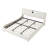 Faux Leather Upholstered Platform Bed with Thickened Headboard, Bluetooth Speakers and RGB LED Light-1609422985-1609422987