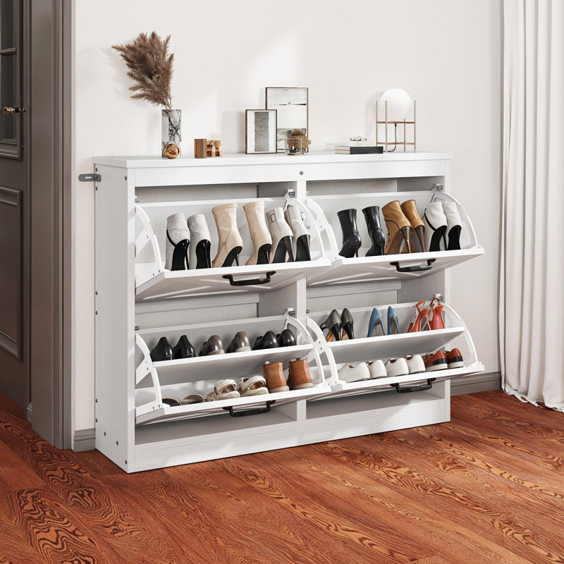 Armoire de rangement pour chaussures 16 paires