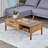 Solid Wood End Table with Storage