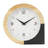 Metal Mechanical Tabletop Clock in Light Brown