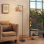 Alikah 160cm Black Reading Floor Lamp