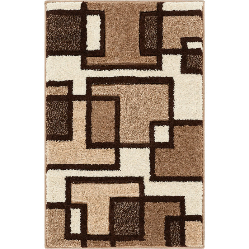 Ruby Geometric Indoor Rug, Rectangle 2' x 3'