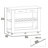 Kitchen Island with Drawer Shelves and Casters-458546702-423032430