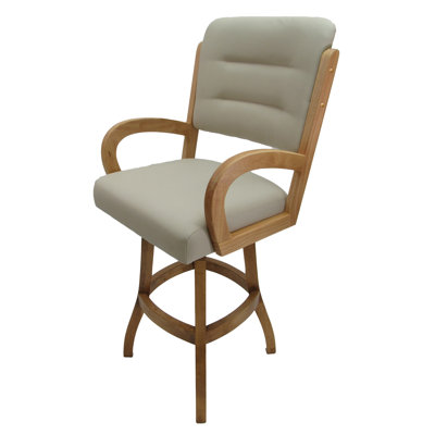 Tabouret de bar pivotant de 35 po Dasia
