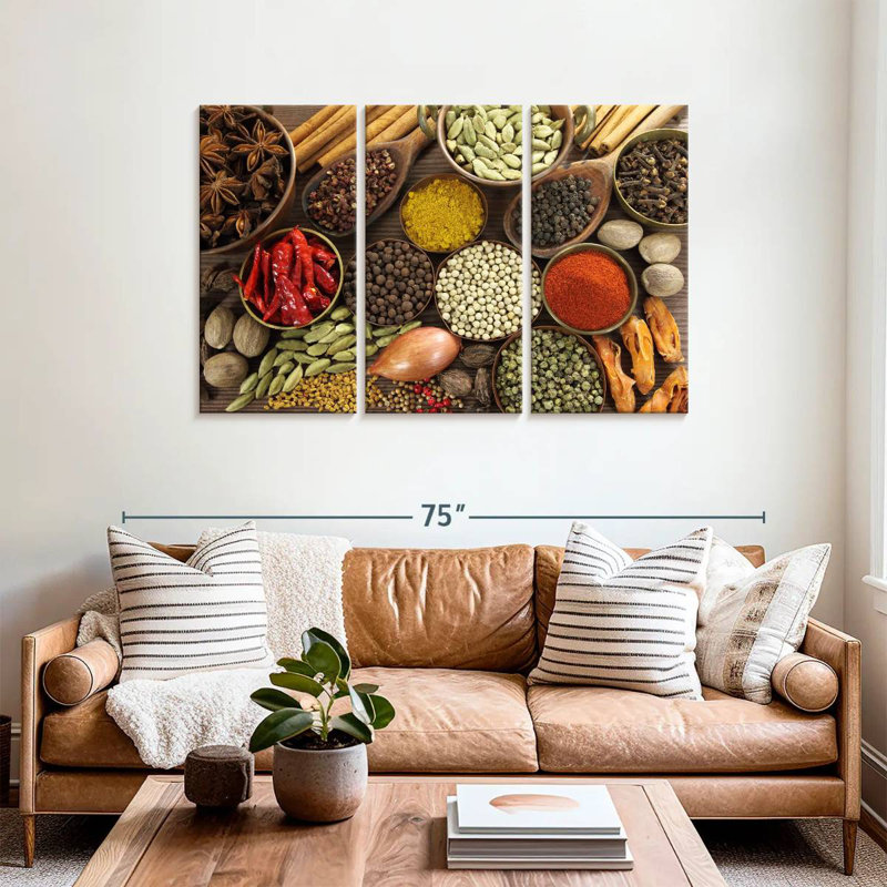 Yarlin Natural Spices, 36" H x 57" W