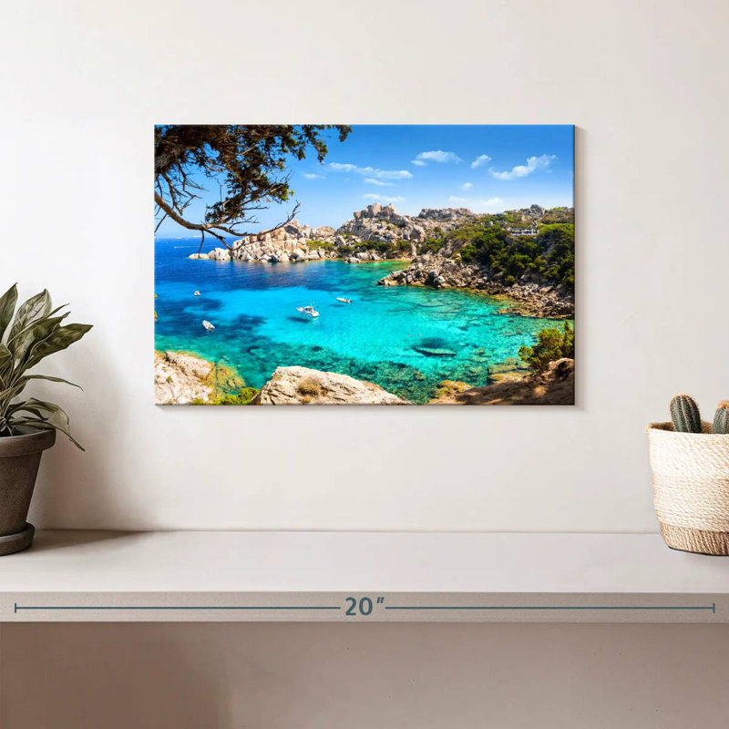 Gillard, île de la Sardaigne, H 8 po x l 12 po