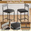 Counter Stool with Metal Frame-1274127136