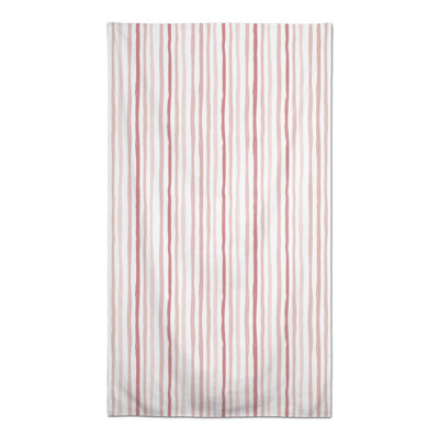 Rectangular Striped Polyester Tablecloth