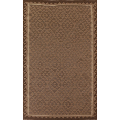 Kilim Reversible Wool Area Rug 7x9